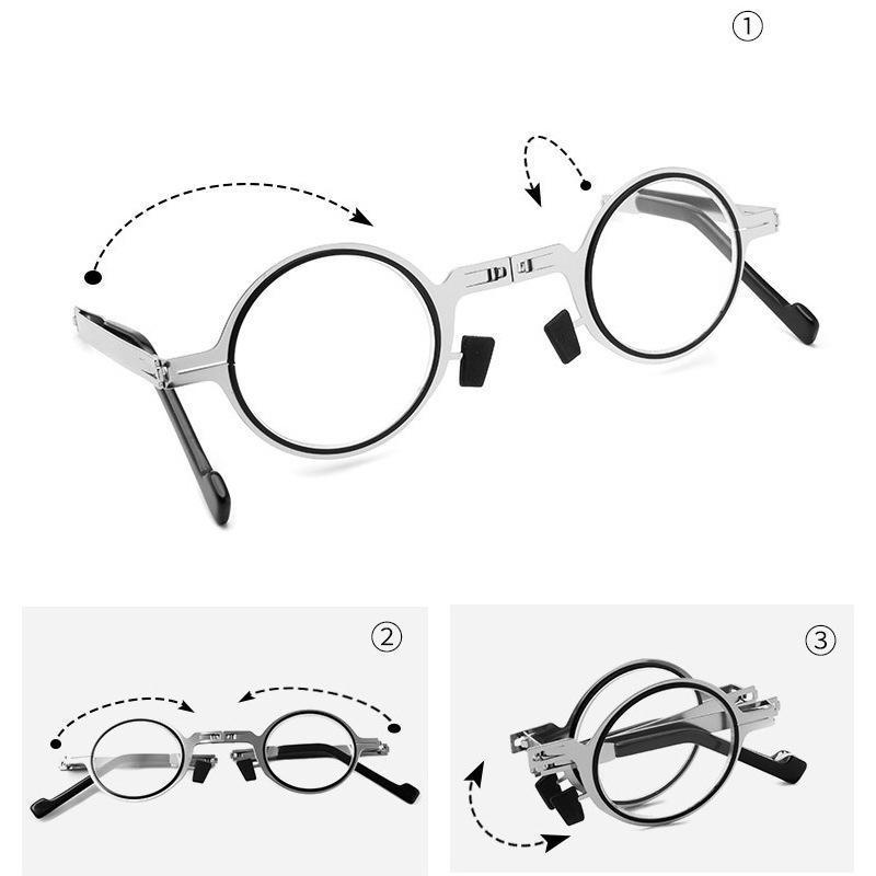 Lightweight Foldable Reading Glasses with Blue Light Protection