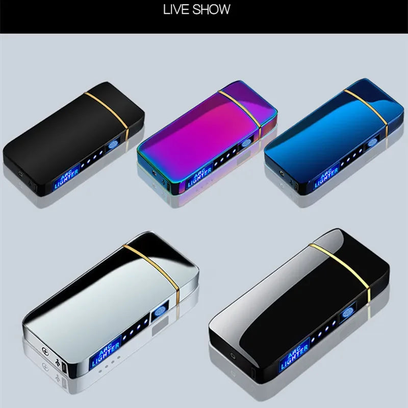 USB Rechargeable Plasma Lighters – Windproof Flame