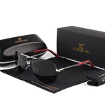 Aluminum Frame Polarized Aviator Sunglasses