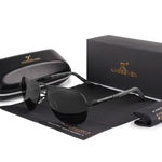 Aluminum Frame Polarized Aviator Sunglasses