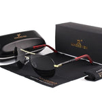 Aluminum Frame Polarized Aviator Sunglasses