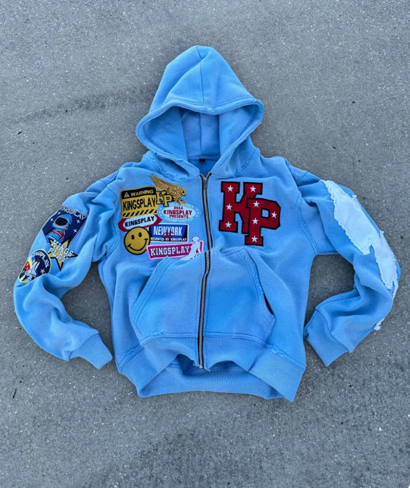 Trendy Zip-Up Hoodie