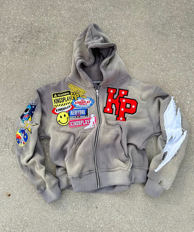 Trendy Zip-Up Hoodie