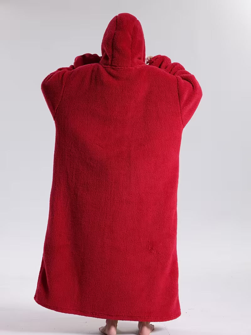 Cozy Hoodie Blanket | Sleeved Blanket | Wearable Sweater Blanket
