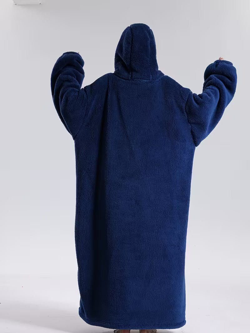 Cozy Hoodie Blanket | Sleeved Blanket | Wearable Sweater Blanket