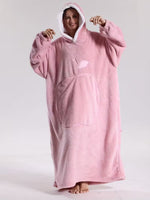 Cozy Hoodie Blanket | Sleeved Blanket | Wearable Sweater Blanket
