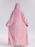 Cozy Hoodie Blanket | Sleeved Blanket | Wearable Sweater Blanket
