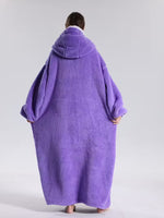 Cozy Hoodie Blanket | Sleeved Blanket | Wearable Sweater Blanket