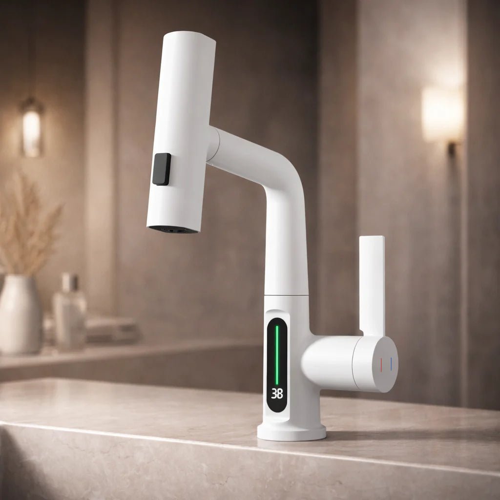 Pull-Out Kitchen Faucet | Pull-Down Kitchen Tap with 5 Spray Modes