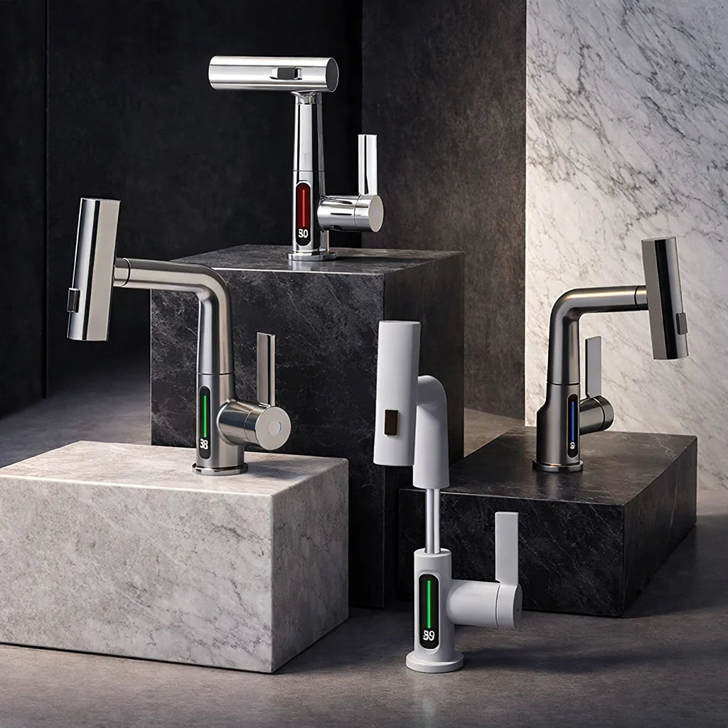 Pull-Out Kitchen Faucet | Pull-Down Kitchen Tap with 5 Spray Modes