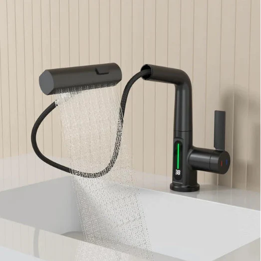 Pull-Out Kitchen Faucet | Pull-Down Kitchen Tap with 5 Spray Modes