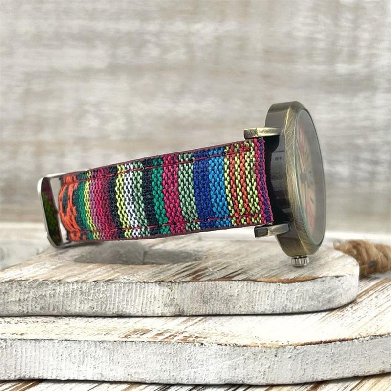 Multicolored Rainbow Pattern Watches