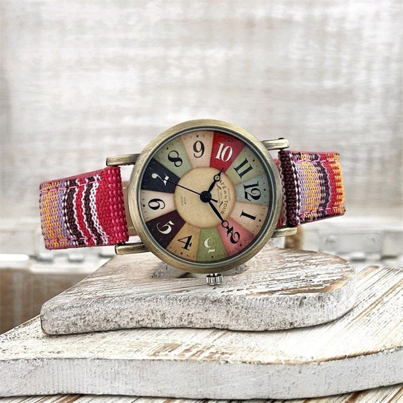 Multicolored Rainbow Pattern Watches