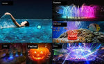 Remote-Controlled Waterproof LED Underwater Lamp - Glow Effect