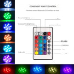 Remote-Controlled Waterproof LED Underwater Lamp - Glow Effect