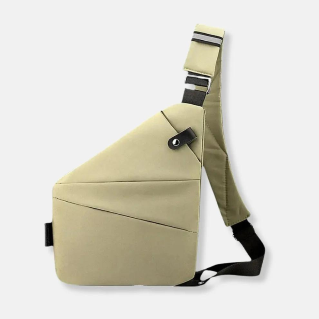 Anti-Theft Sling Bag with Hidden Zipper
