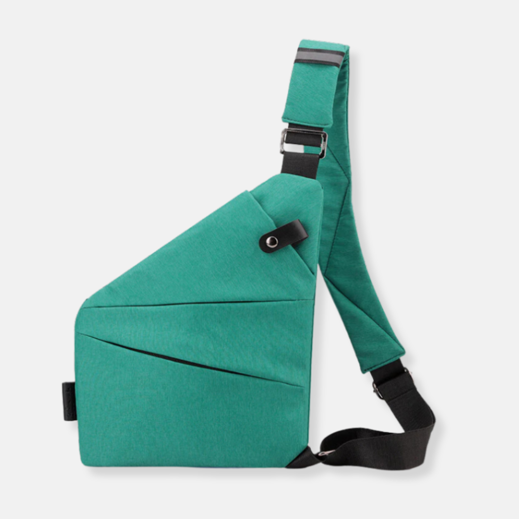 Anti-Theft Sling Bag with Hidden Zipper