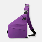 Anti-Theft Sling Bag with Hidden Zipper