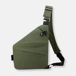 Anti-Theft Sling Bag with Hidden Zipper