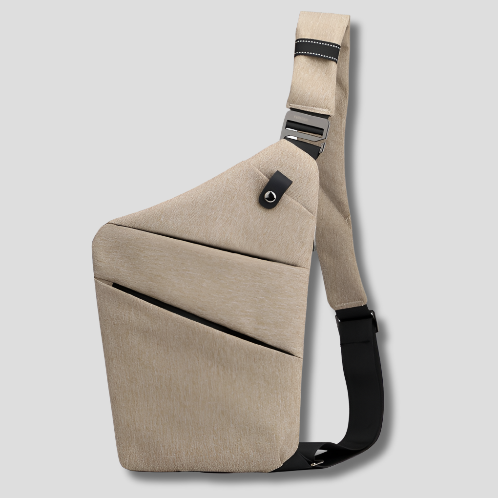 Anti-Theft Sling Bag with Hidden Zipper