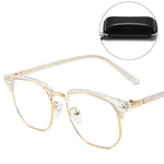 Blue Light Blocking Half-Rim Glasses