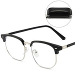 Blue Light Blocking Half-Rim Glasses