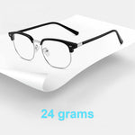 Blue Light Blocking Half-Rim Glasses