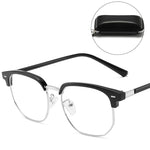 Blue Light Blocking Half-Rim Glasses