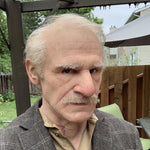 Lifelike Elderly Gentleman Halloween Mask for Adults