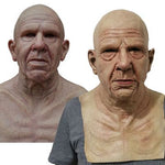 Lifelike Elderly Gentleman Halloween Mask for Adults