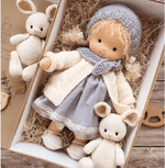 Handmade Waldorf Doll 'Poppi' | 35cm | Organic Cotton & Hypoallergenic Textiles | Educational Toy | Sensory Stimulation