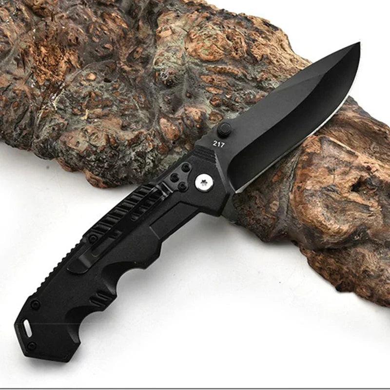 High Hardness Tactical Survival Knife - Outdoor Self-Defense EDC Tool for Camping & Hunting
