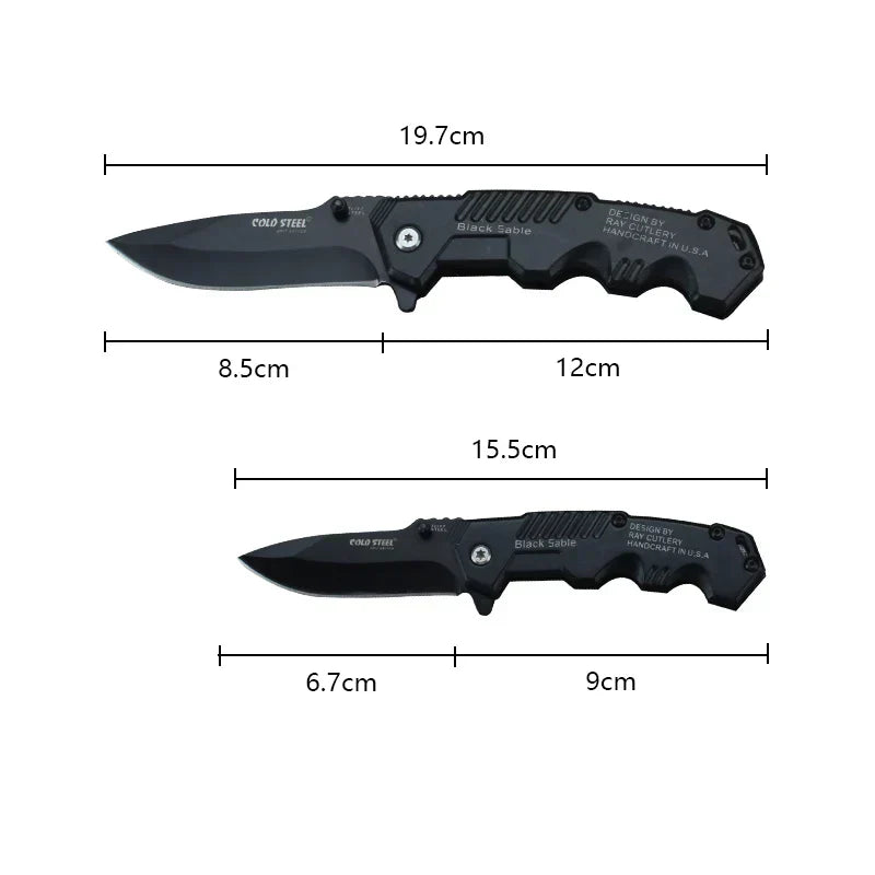 High Hardness Tactical Survival Knife - Outdoor Self-Defense EDC Tool for Camping & Hunting