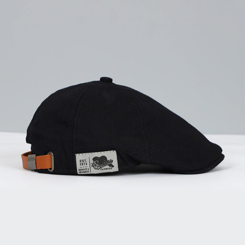 Men's Flat Cap with Adjustable Strap