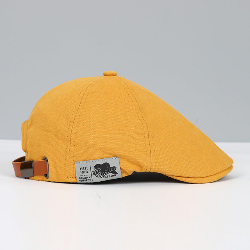Men's Flat Cap with Adjustable Strap