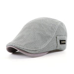 Men's Mesh Flat Cap Breathable Driver Hat