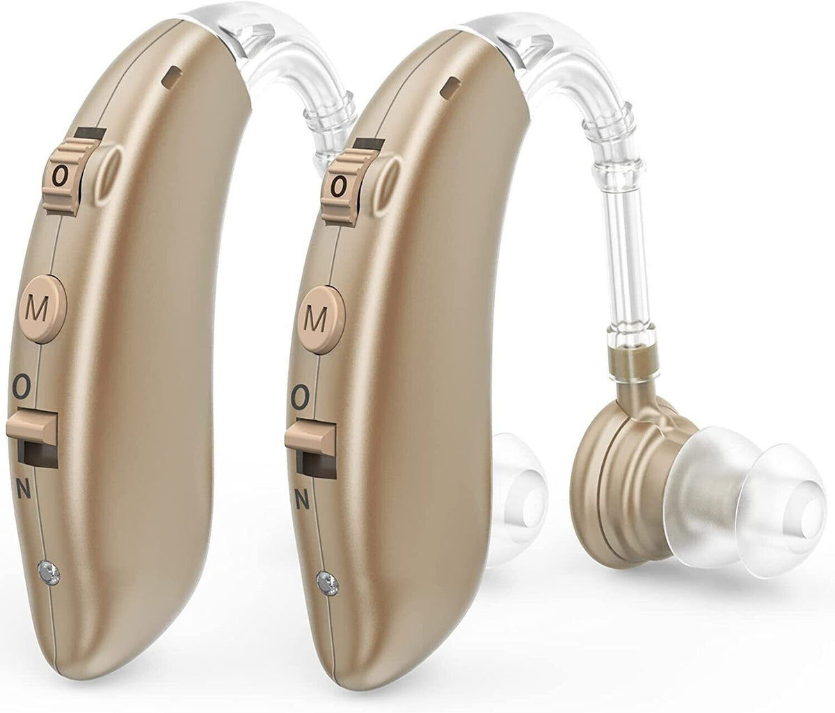 Rechargeable Digital Behind-the-Ear Hearing Aids with Noise Reduction