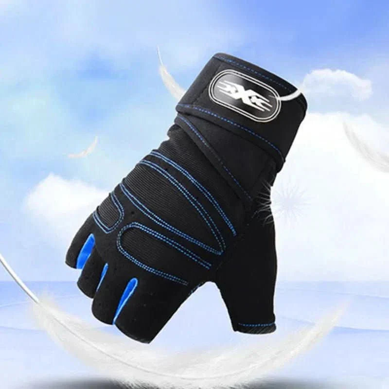 Grip Gloves with Wrist Support for Workouts and Cycling