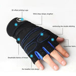 Grip Gloves with Wrist Support for Workouts and Cycling