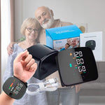 Smart Wrist Blood Pressure Monitor – Portable Electronic Sphygmomanometer with Voice Alerts