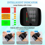 Smart Wrist Blood Pressure Monitor – Portable Electronic Sphygmomanometer with Voice Alerts