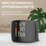 Smart Wrist Blood Pressure Monitor – Portable Electronic Sphygmomanometer with Voice Alerts