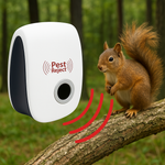 Ultrasonic Pest Repeller - Deters Squirrels in 48 Hours for Outdoor Use