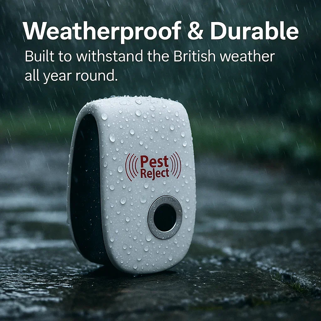 Ultrasonic Pest Repeller - Deters Squirrels in 48 Hours for Outdoor Use