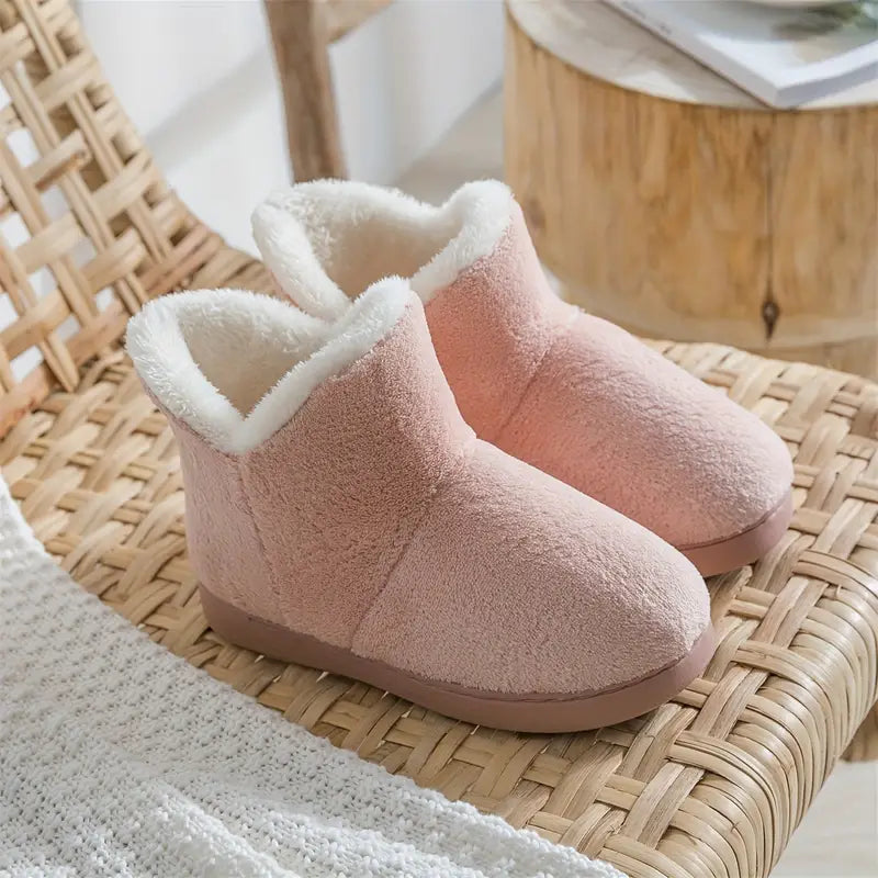 Women's Cozy Sherpa Lined Ankle Boot Slippers