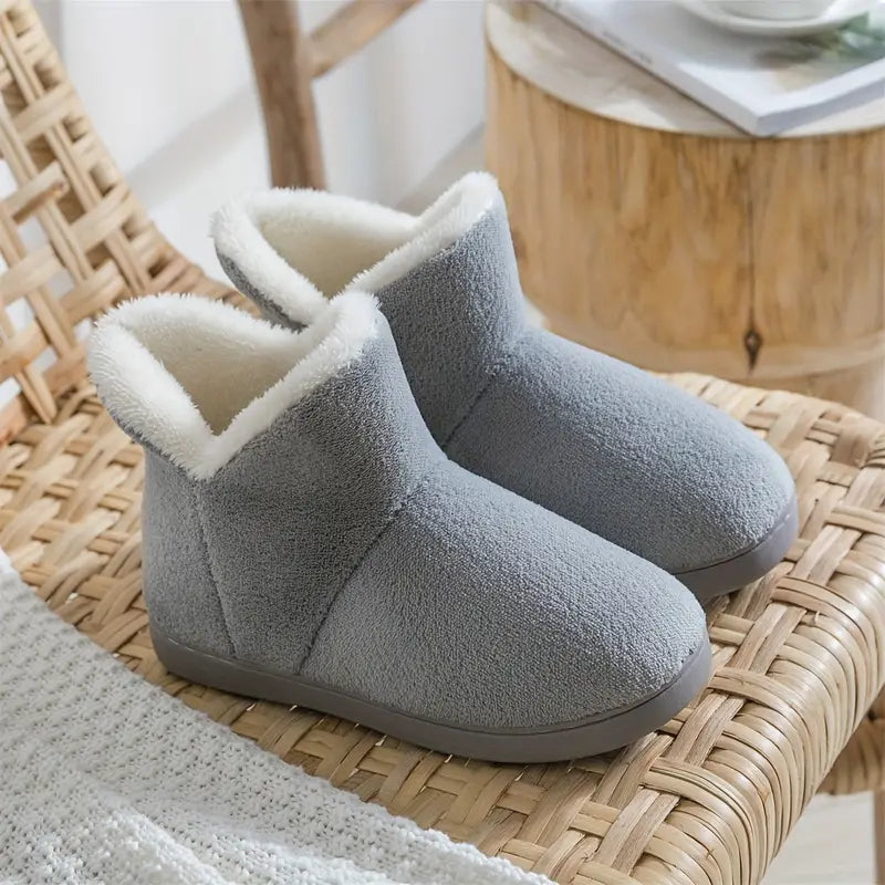 Women's Cozy Sherpa Lined Ankle Boot Slippers