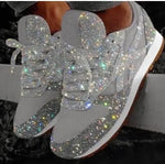 Women's Glitter Fashion Everyday Sneakers