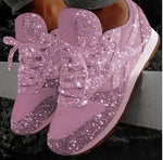 Women's Glitter Fashion Everyday Sneakers