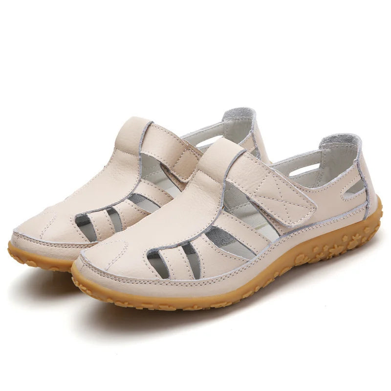Supportive & Cushioned Cut-Out Sandals