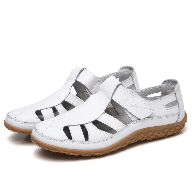 Supportive & Cushioned Cut-Out Sandals